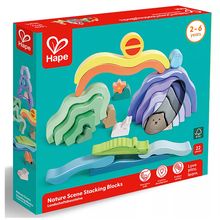 Product image of Hape Nature Scene Stacking Blocks ხის ასაწყობი ფიგურები