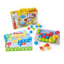 Product image of SUPERPEGS 32 PCS BRIGHT C  სათამაშო ასაწყობი მოზაიკა