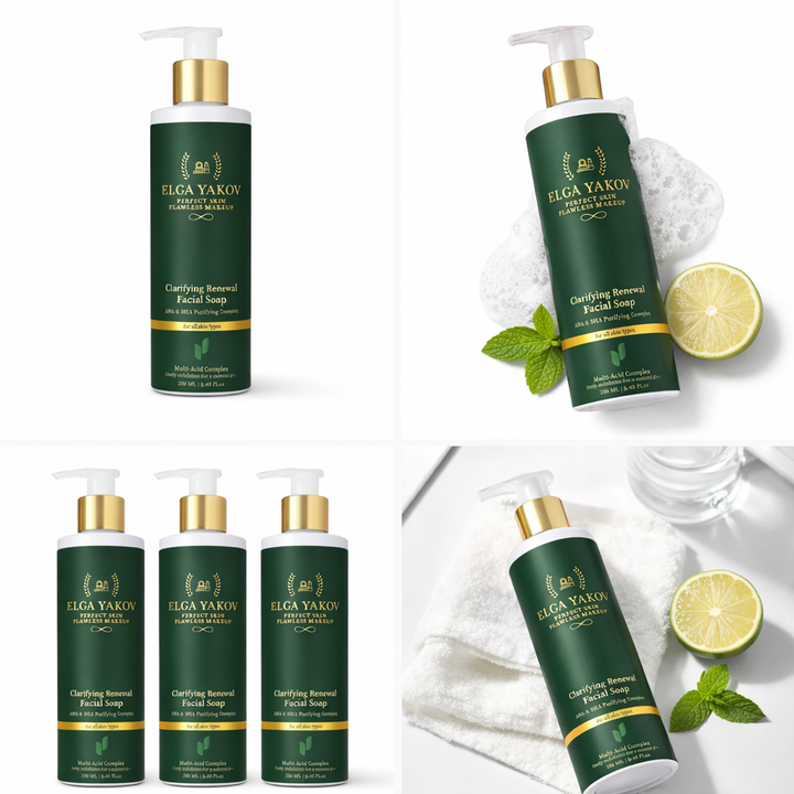 elga-yakov-clarifying-renewal-facial-soap-aha-bha-220ml-sakhis-dasabani-geli-photo-2