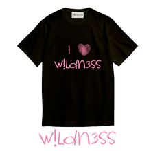 Product image of Wildness "I <3 Wildness" შავი მაისური
