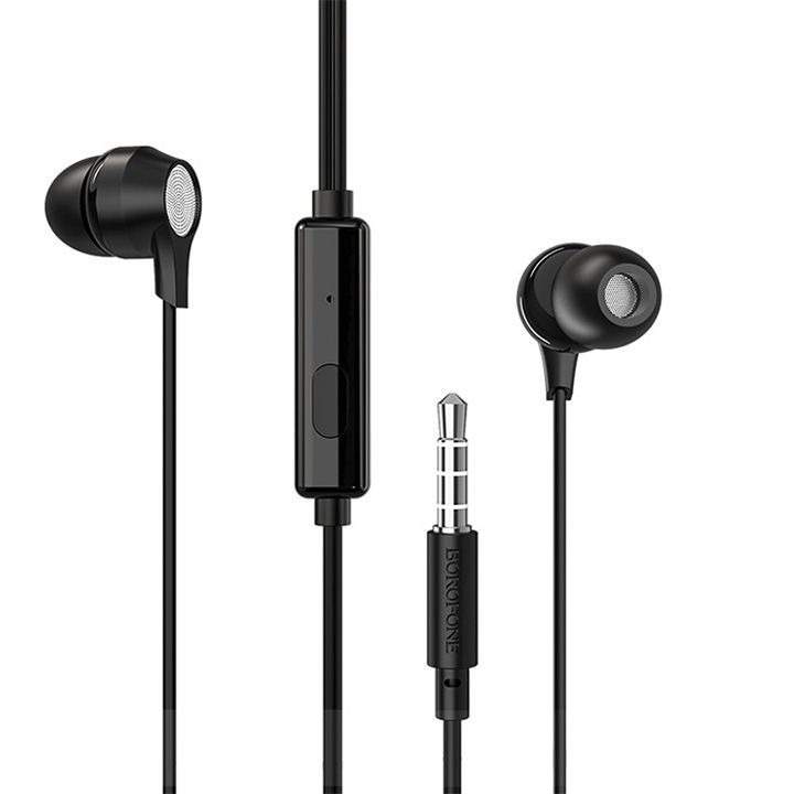 borofone-bm28-tender-sound-universal-earphones-with-mic-black