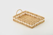 Product image of Manamo  Pretty  ლანგარი დაწნული თეთრი 32x22x6 სმ