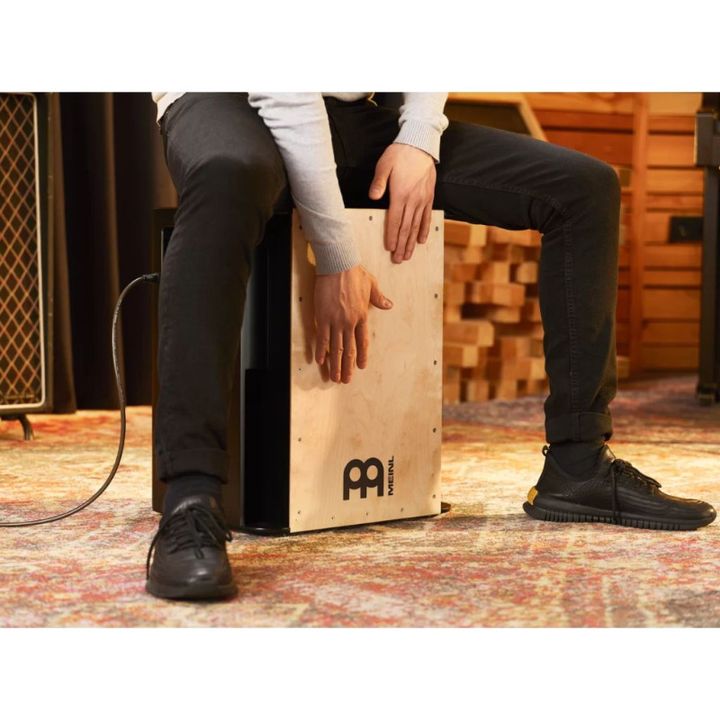 meinl-psubcaj6b-percussion-bass-series-pickup-vertical-subwoofer-cajon---baltic-birch-kakhoni-photo-3