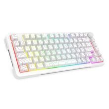 Product image of Onikuma MT902 Tri-Mode Gaming Keyboard White RGB მემბრანული Gaming კლავიატურა