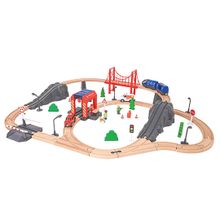 Product image of სახანძრო სამაშველო მატარებლის ნაკრები — Montessori სცენური სათამაშო