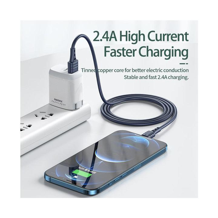 remax-zeron-series-elastic-tpe-24a-fast-charging-data-cable-rc-179i-lightning--blue-photo-3
