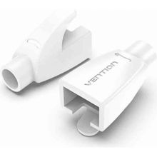Product image of VENTION IODW0-50 RJ45 Strain Relief Boots White PVC Type 50 Pack ქსელის კაბელის დამცავი