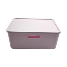 Product image of სათავსო ყუთი/High Storage Box with Lid (M)(Purple)