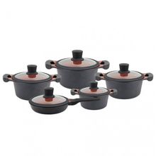 Product image of HausRoland A122 ქვაბების და ტაფის ნაკრები 5ც