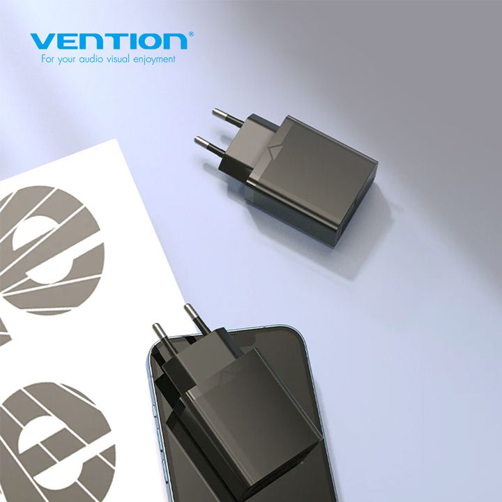 vention-faib0-eu-1-port-usb-c-wall-charger30w-eu-plug-black-photo-2
