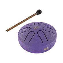 Product image of MEINL PSTD1PLF Pocket Steel Tongue Drum Purple, A-Major, Lotus Flower თანგ დრამი