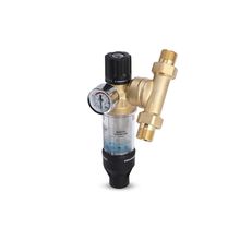 Product image of წყლის მექანიკური ფილტრი  მანომეტრით და ჩამრეცხით Kamkama K1-360