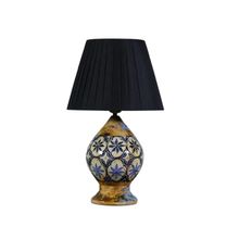 Product image of EBRA ხელით მოხატული, მოჭიქურებული მაგიდის სანათი