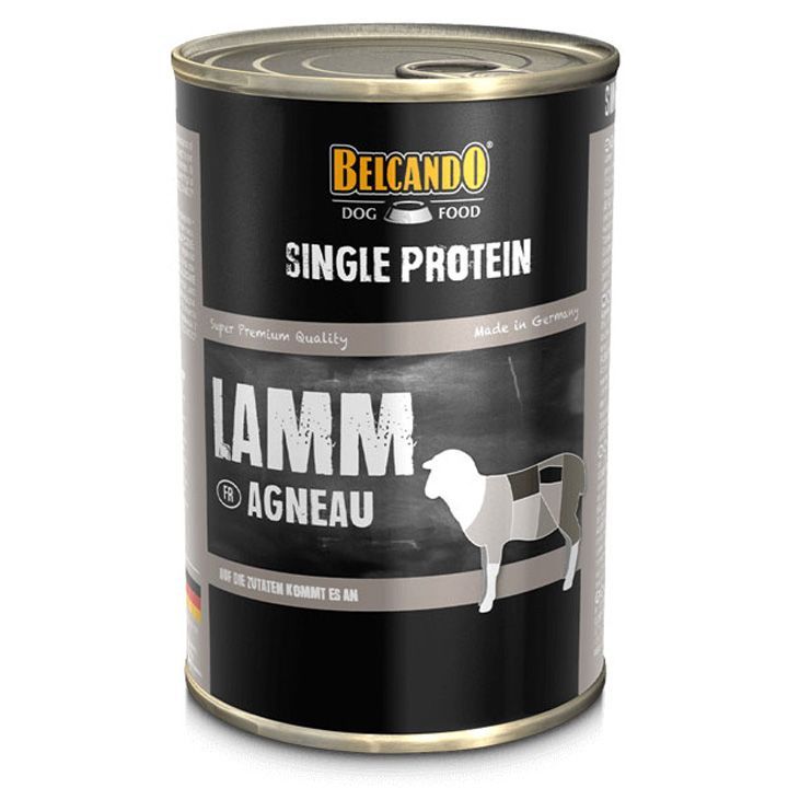 belcando-single-protein-lamb-400gr-dzaghlis-sakvebi