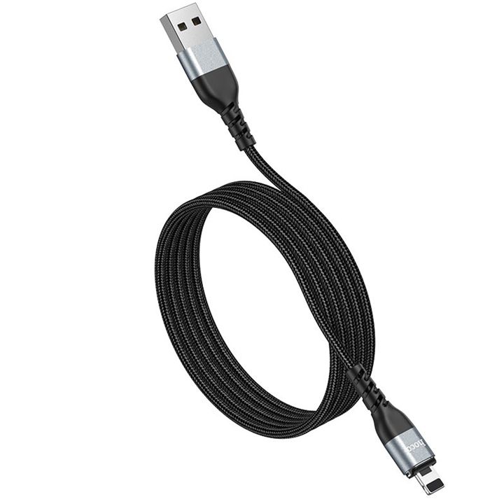 hoco-cable-u96-traveller-magnetic-charging-data-cable-for-lightningblack