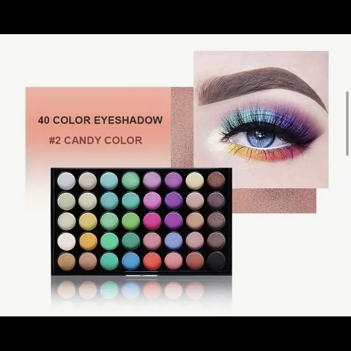 tvalis-chrdilis-palitra-rainbow-40-ferieye-shadow-palette-photo-2