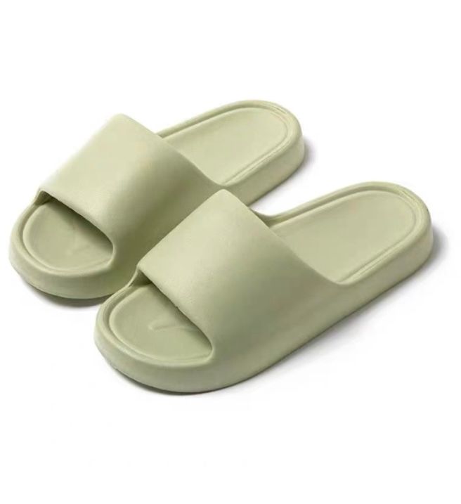 qalis-chusti38-39womens-macaron-color-bread-shape-bathroom-slippersgreen38-39