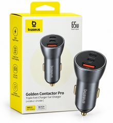 Product image of Baseus Golden Contactor Pro ავტომობილის სწრაფი დამტენი 65W