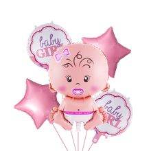 Product image of Falcon ფოლგირებული ბუშტი Baby Girl Shower 1ც