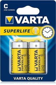 Product image of ელემენტი მარილოვანი VARTA Superlife C 1.5V 2 ც