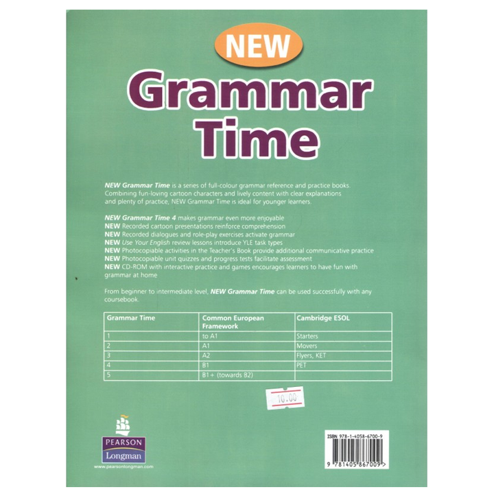 Grammar Time 4 Student Book + CD უცხო ენები - Extra.ge - 651443
