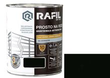 Product image of ემალი ჟანგზე წასასმელი Sniezka Rafil ნახევრად მქრქალი შავი 0.75 ლ