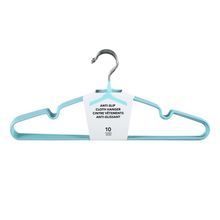 Product image of საკიდი/Simple Anti-slip Cloth Hanger 10 Counts (blue)