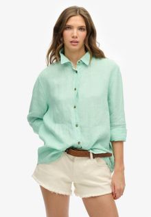 Product image of superdry ქალის პერანგი Casual linen boyfriend shirt