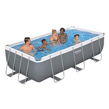 Product image of Bestway კარკასული აუზის კომპლექტი (56441) მართკუთხედი კიბით და ფილტრით