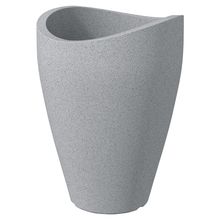 Product image of ქოთანი პლასტმასის Scheurich STONY GREY 54/254 HOCHGEFAESS