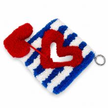 Product image of VIVID სარკე ბრელოკი გული ზოლებით