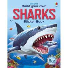 Product image of Usborne Build your own SHARKS sticker book სტიკერები