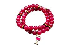 Product image of ქალის სამაჯური ნატურალური ქვებით "წითელი ღვინო" - ორეული