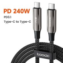 Product image of TOOCKI TXCTT3-LX01 Cable Type-C to Type-C USB კაბელი