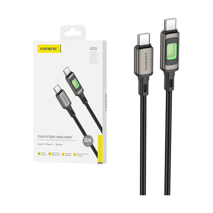 foneng-xs13-usb-c-to-usb-c-60w-kabeli
