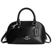Product image of Coach Lara Mini Satchel Bag in Black გადასაკიდი ჩანთა