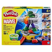Product image of Hulk-ის პლასტელინი Play-Doh Marvel Hulk Smash & Squish Playset with Hulk Action Figure