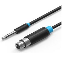 Product image of VENTION BBEBN 6.5mm Male to XLR Female Audio Cable 15M Black