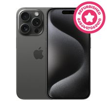 Product image of Apple iPhone 15 Pro eSIM 8/128GB Black Titanium (შეფასება A)