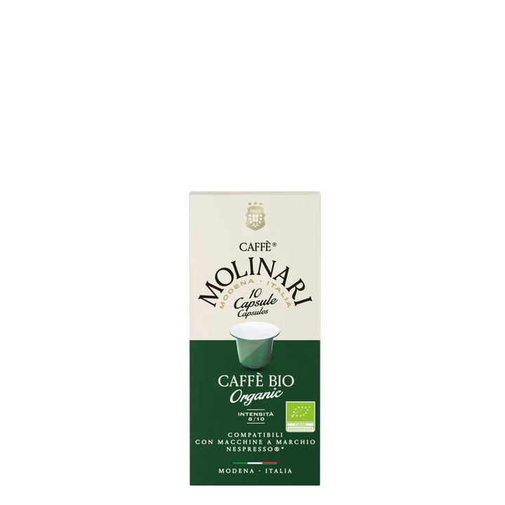 caffe-molinari-bio-organic-nespresso-10ts-qavis-kafsula