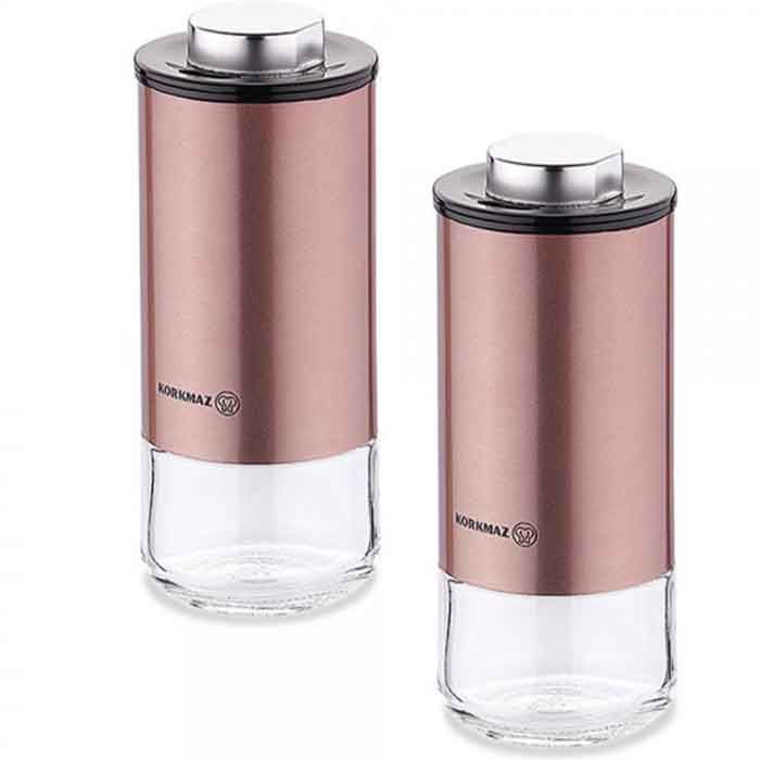 korkmaz-a5521-2-saltpepper-set-rosegold-marilis-da-tsitsakis-konteineri