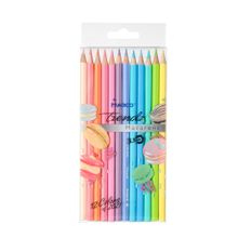 Product image of PET Box 12 Colored Pencils Candy Colors ფანქრების ნაკრები