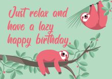 Product image of მისალოცი ბარათი Lazy day