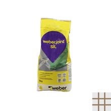 Product image of შემავსებელი ფილის ნაკერებისთვის Weber.joint SIL 5 კგ 412 ვენგე