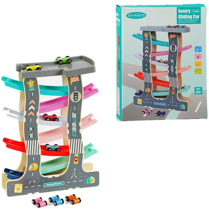 wooden-track-with-cars-satamasho-manqanebis-biliki