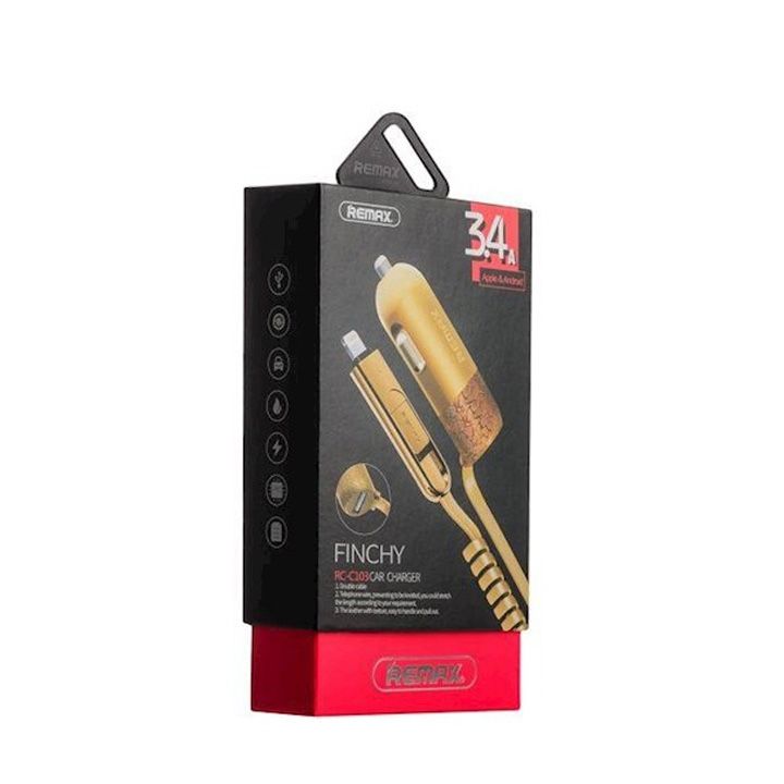 remax-finchy-rcc103-gold-car-charger-photo-3