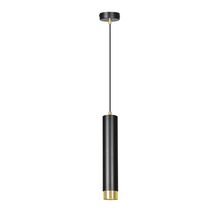 Product image of საკიდი EMIBIG Kibo 1 GU10 1x MAX 30W შავი ოქროსფერი