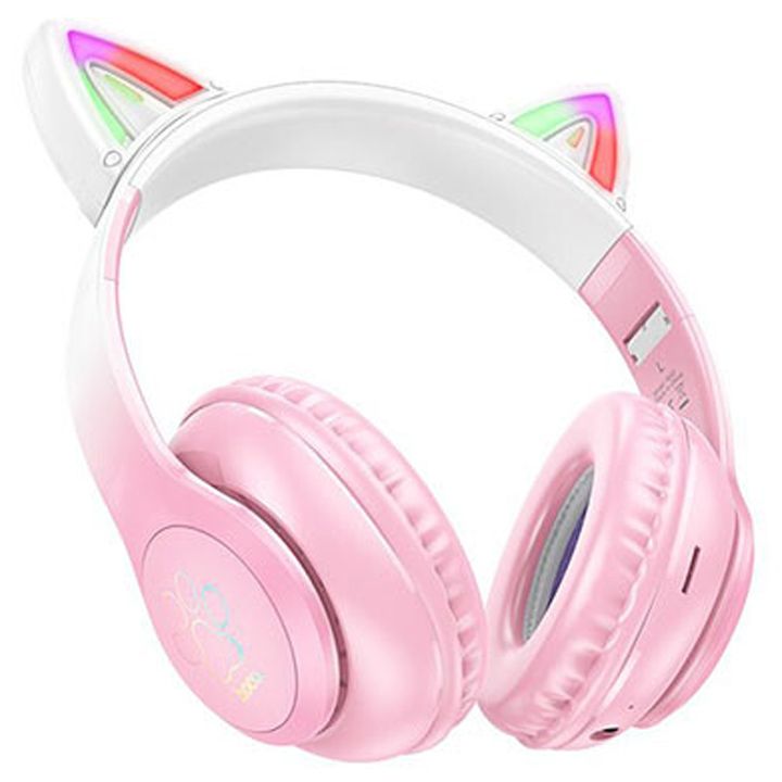 hoco-w42-cat-ears-pink-usadeno-qursasmeni-photo-2