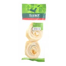 Product image of TiTBiT საქონლის შუა ყური - სასუსნაო ძაღლებისთვის - რბილი შეფუთვა 81გრ