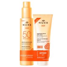 Product image of NUXE მზისგან დამცავი სპრეი+მზის შემდგომი შამპუნი